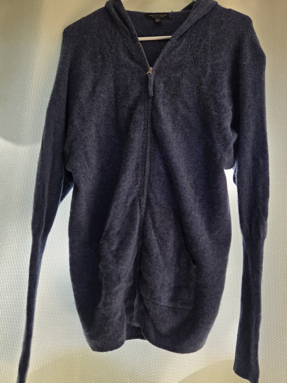 Cashmere - Saks Fifth Avenue  Zip-Up Hooded Sweater